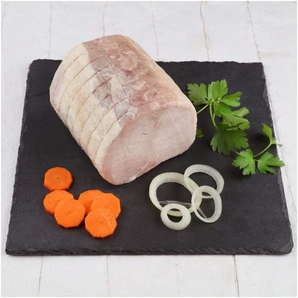 Rôti porc cuit nat sans sel nitrité
