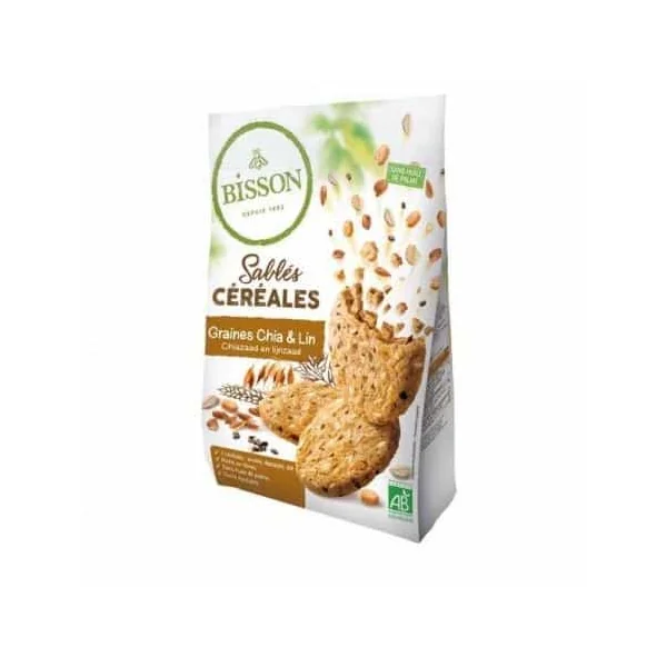Sables cereales graines de chia et lin 200g