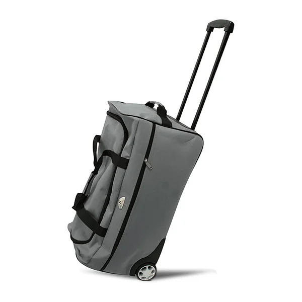 Sac de voyage trolley gris 61x32x32cm