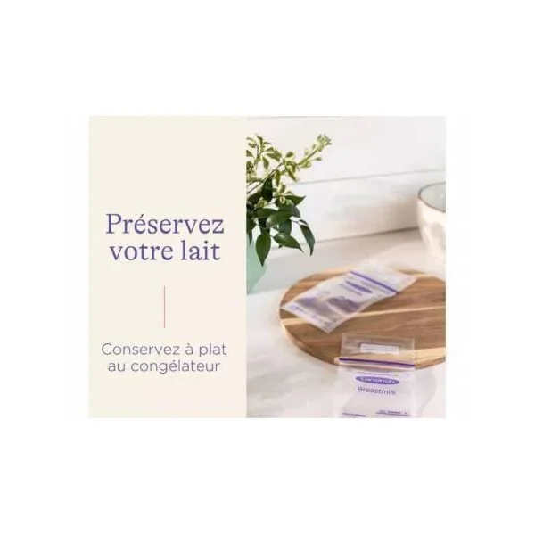 Sachet de conservation du lait (Le lot de 25 sachets)