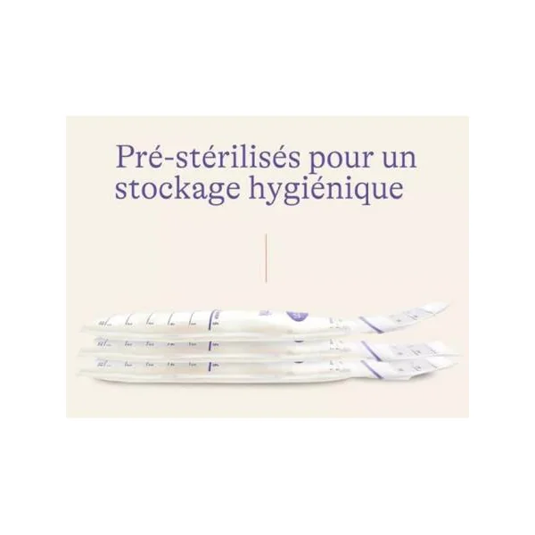 Sachet de conservation du lait (Le lot de 25 sachets)