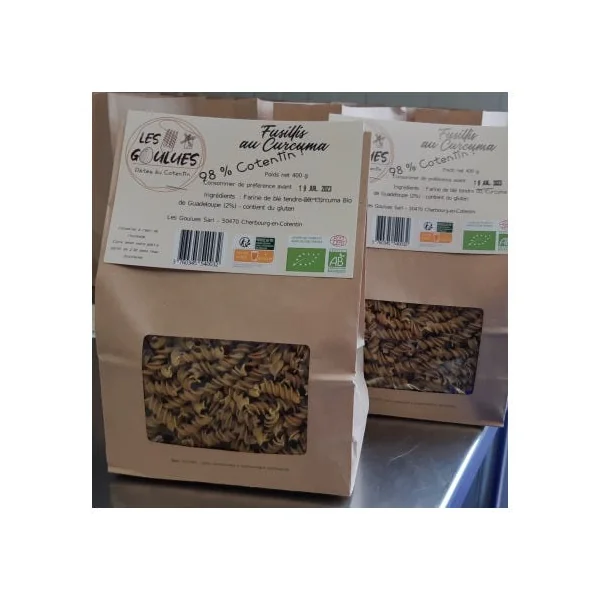 Sachets Fusillis Curcuma 400g