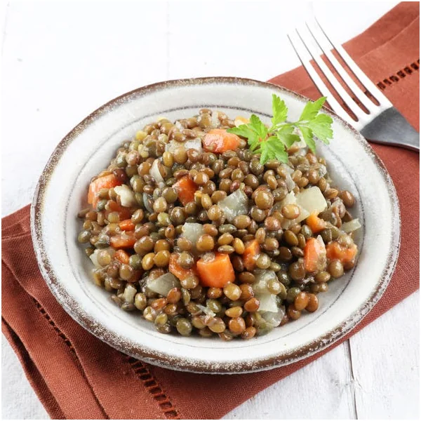 Salade lentilles vertes blondes