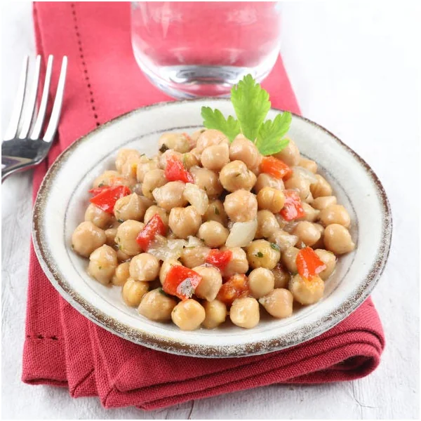 Salade pois chiche à l'orientale