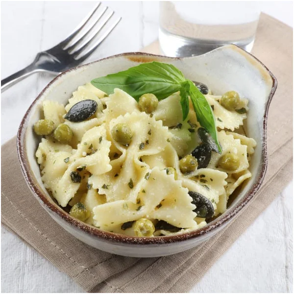 Salade pâte petit pois parmesan