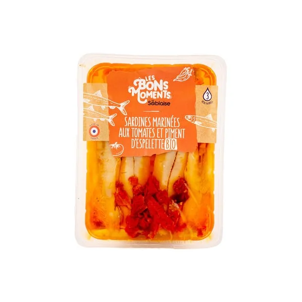 Sardines tomates piment Espelette 150g