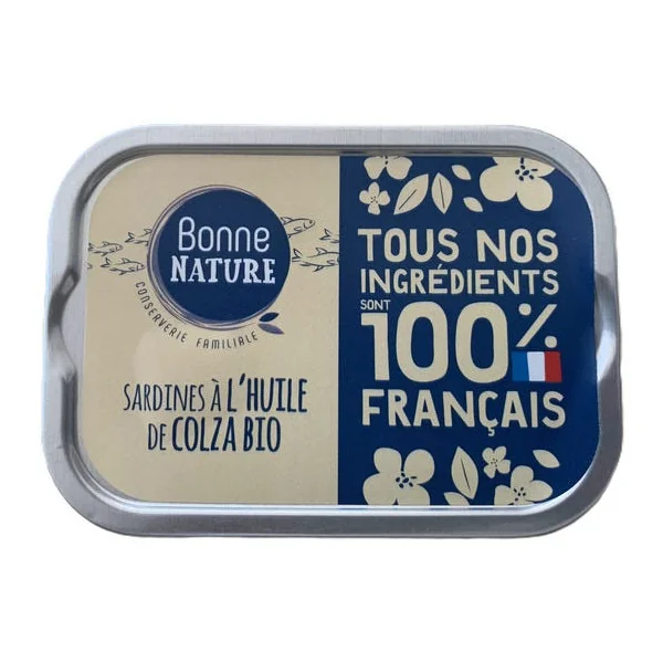 Sardines à l'huile de colza 115g
