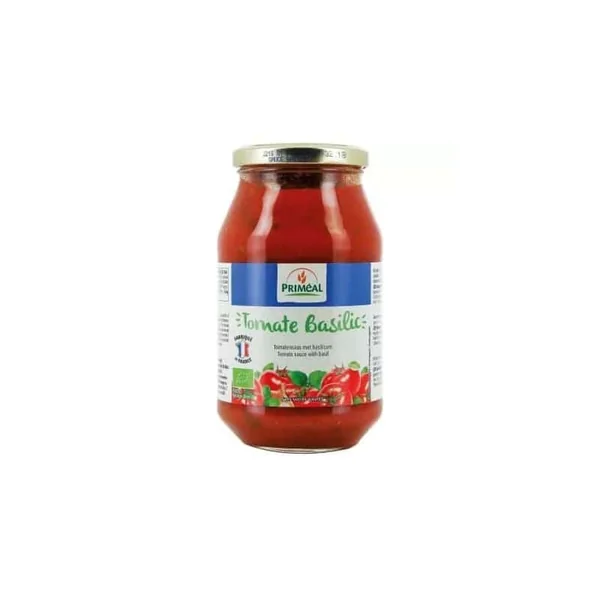 Sauce tomate basilic Priméal 510g