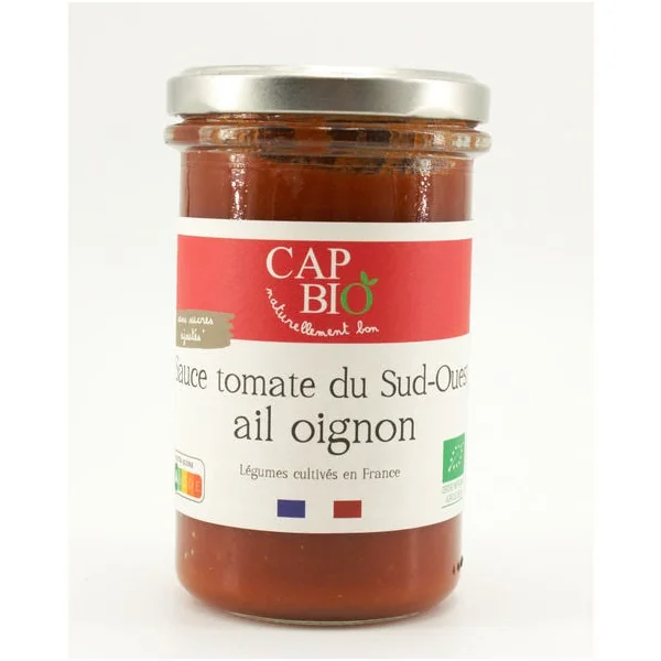Sauce tomate Sud-Ouest ail oignon 250g