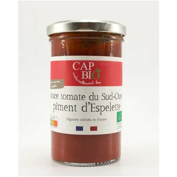 Sauce tomate Sud-Ouest piment Espelette 250g