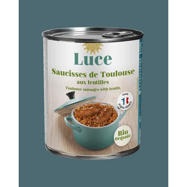 Saucisse Toulouse aux lentilles