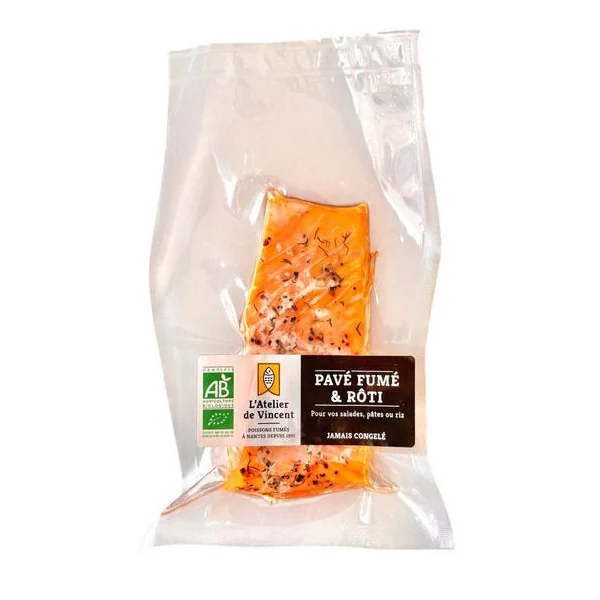 Saumon fumé rôti à chaud env. 120g