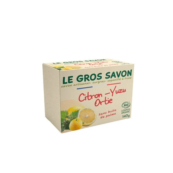 Savon citron yuzu ortie 140g