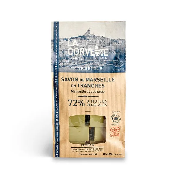 Savon Marseille brut 100g (10) 1kg