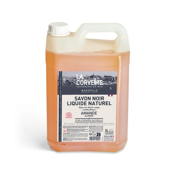 Savon noir liquide amande 5L