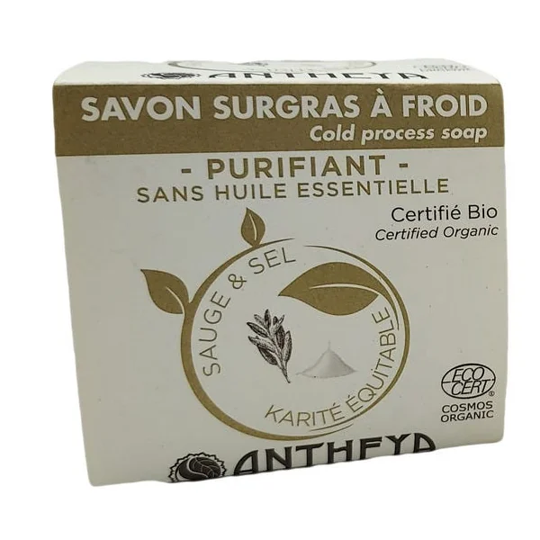 Savon purifiant sauge et sel