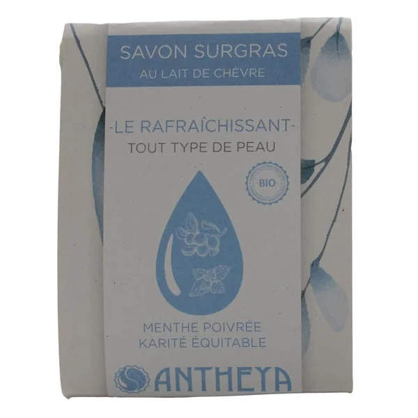 Savon Rafraîchissant au lait de chèvre - menthe-karité