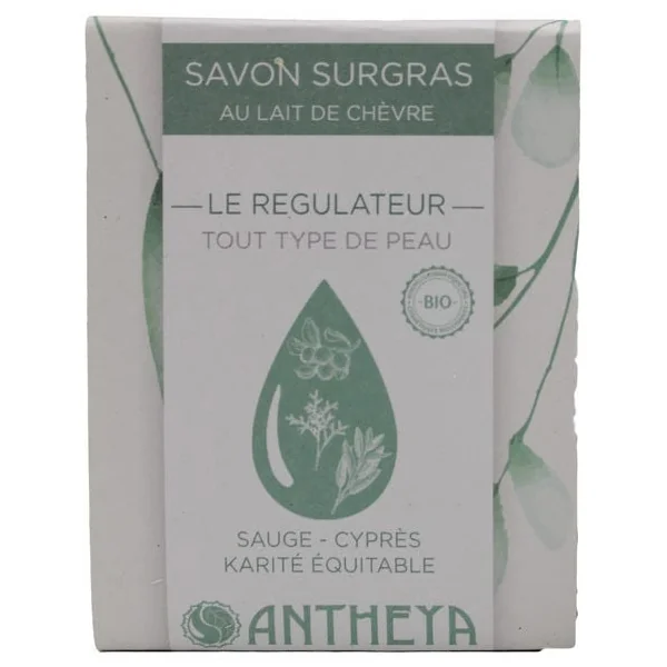 Savon Régulateur au lait de chèvre - sauge-cyprès
