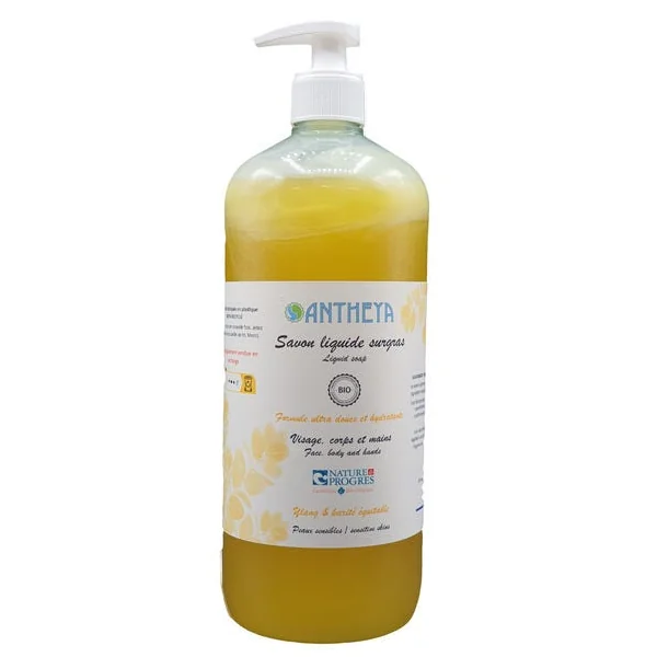 Savon surgras liquide orange, litsée & ylang ylang