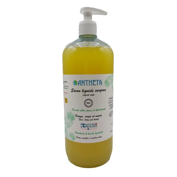 Savon surgras liquide orange, palmarosa & patchouli