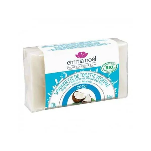 Savonnette vegetale coco bio 100g