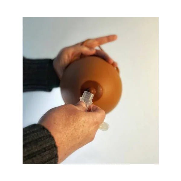 Sein de démonstration d' allaitement