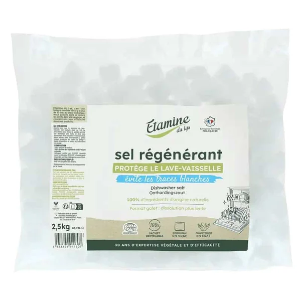 Sel régénérant lave-vaisselle 2,5kg Etamine du Lys