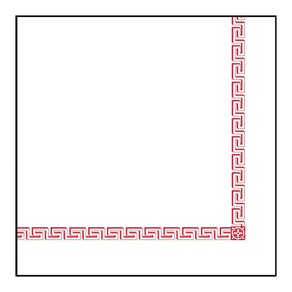 SERVIETTES "GRECQUE" 45 G/M2 40x40 CM BLANC AIRLAID (700 UNITÉ) - Garcia de Pou