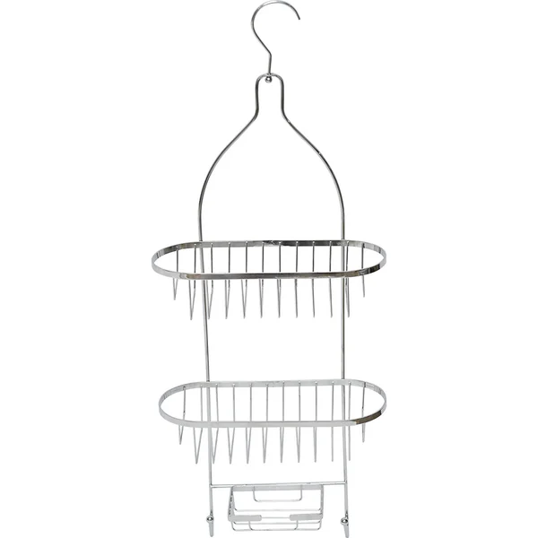 Serviteur de douche métal 2 paniers 26x44x9cm