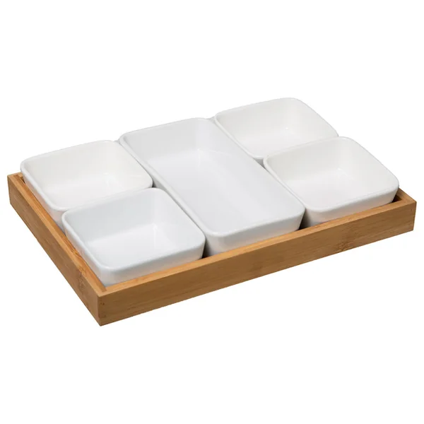 Set apéro bambou 6 verrines 28x19x5cm