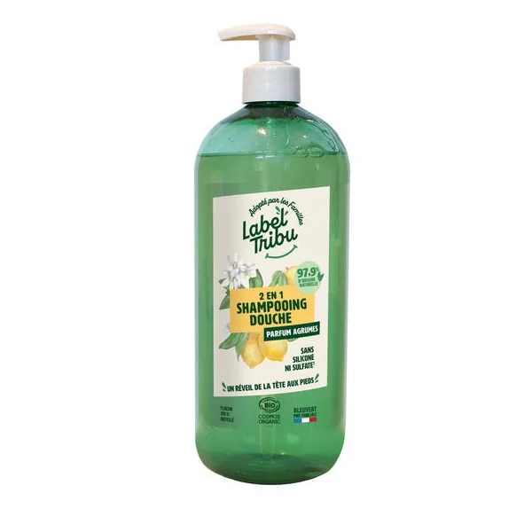 Shampoing douche 2 en 1 agrumes 1L