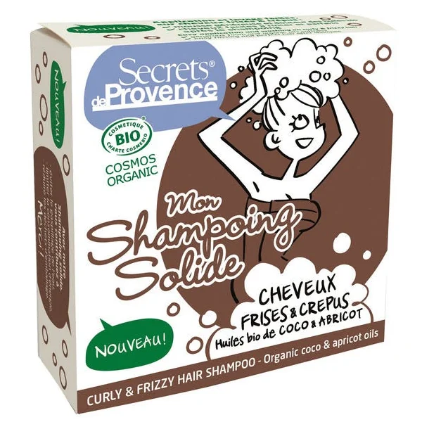 Shampooing solide cheveux frisés et crêpus 85g