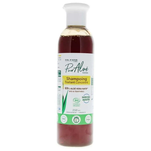 Shampooing traitant aloe vera 69% 250 ml