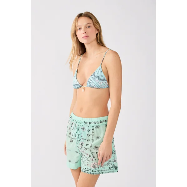 Short imprimé en coton