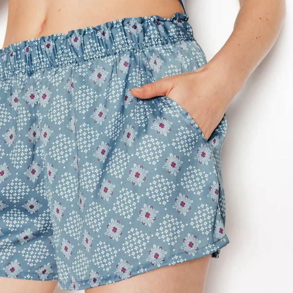 SHORT MULTICO BLEU