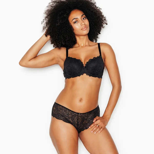 SHORTY DENTELLE NOIR