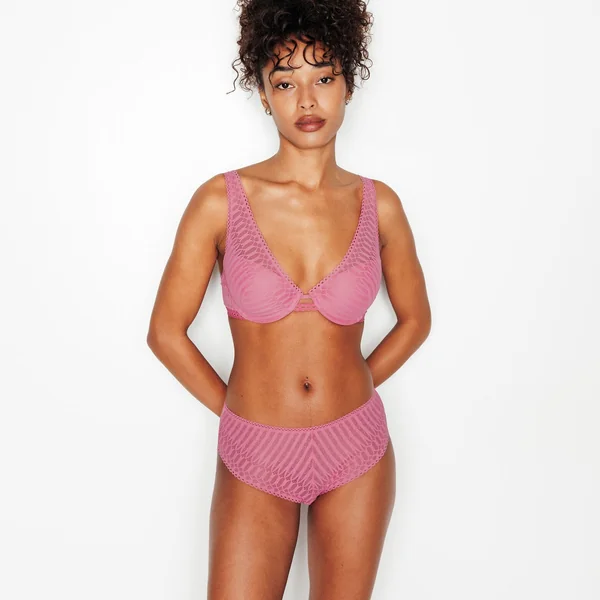 SHORTY DENTELLE ROSE