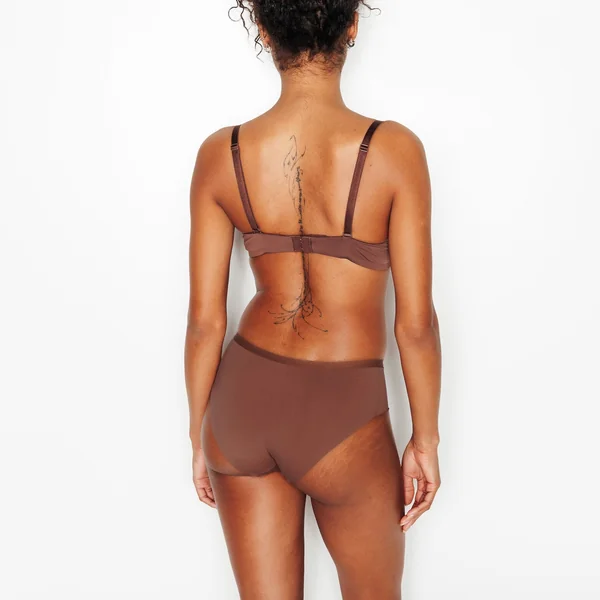 SHORTY MICROFIBRE MARRON