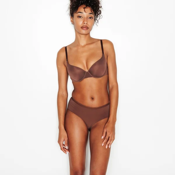 SHORTY MICROFIBRE MARRON