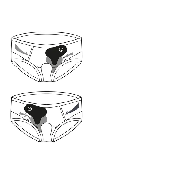Slip herniaire inguinal Servoclin (pression moyenne)