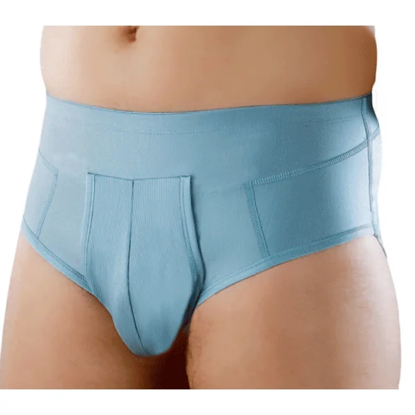 Slip pour réduction des hernies inguinales pour homme ErniaSlip 1 avec pelotes goural