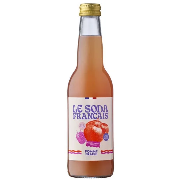 Soda pomme fraise 33cl
