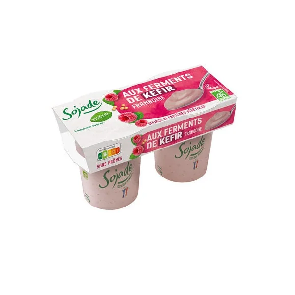 Sojade kéfir brassé framboise 2x125g
