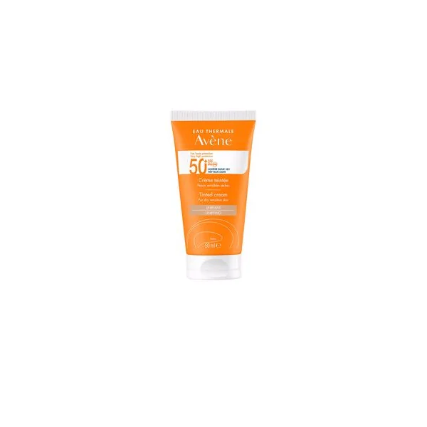 SOLAIRE HAUTE PROTECTION crème colorante SPF50+