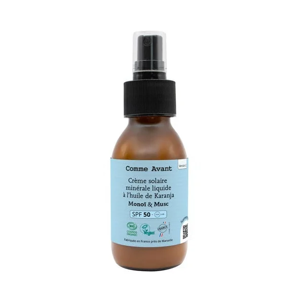 Solaire SPF50 crème monoï musc 90ml
