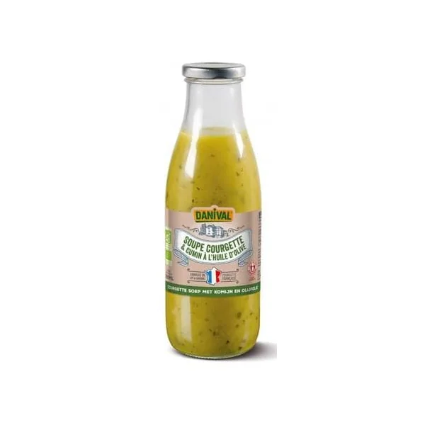 Soupe de courgettes cumin huile olive 72cl