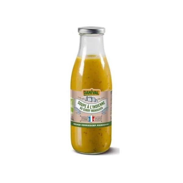 Soupe indienne curry Danival 72cl