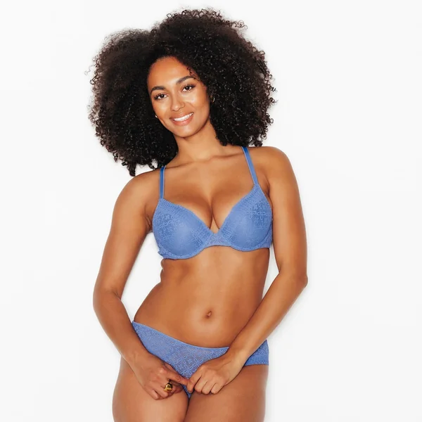 soutien-gorge ampli dentelle BLEU