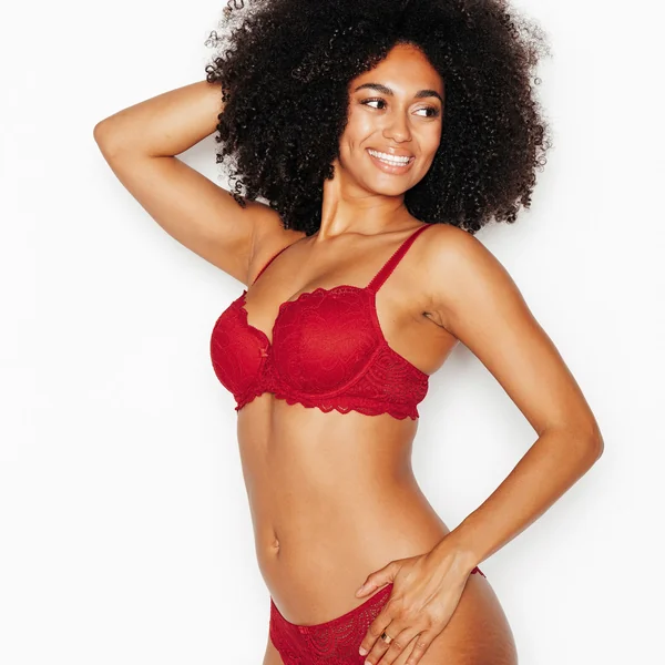SOUTIEN-GORGE AMPLI DENTELLE ROUGE