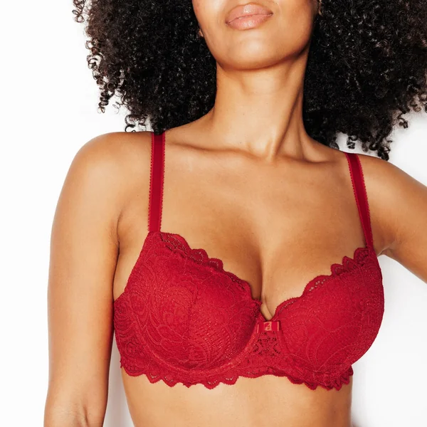 SOUTIEN-GORGE AMPLI DENTELLE ROUGE